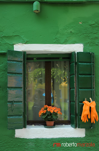 Balcone e davanzale - Burano