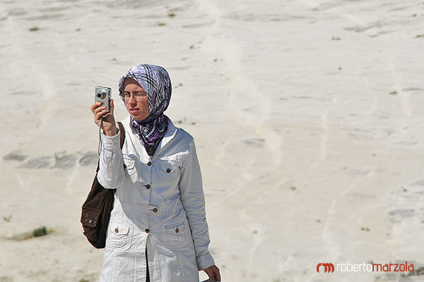 ragazza turca a Pamukkale - Turchia