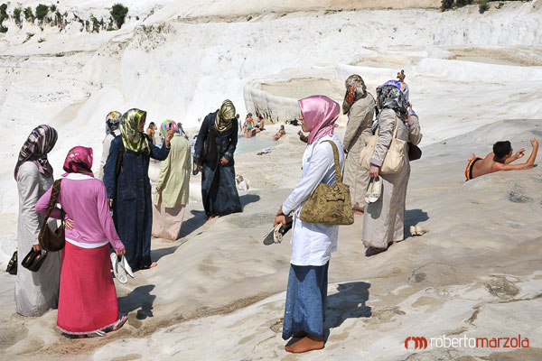 ragazze turche a Pamukkal e- Turchia