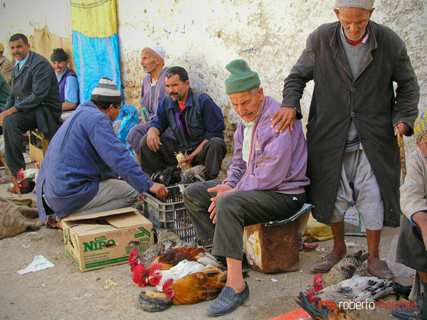 uomini al mercato - Medina di Fes