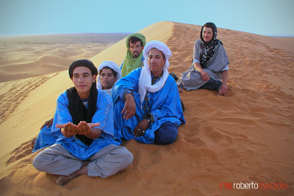 tuareg del deserto del Sahara
